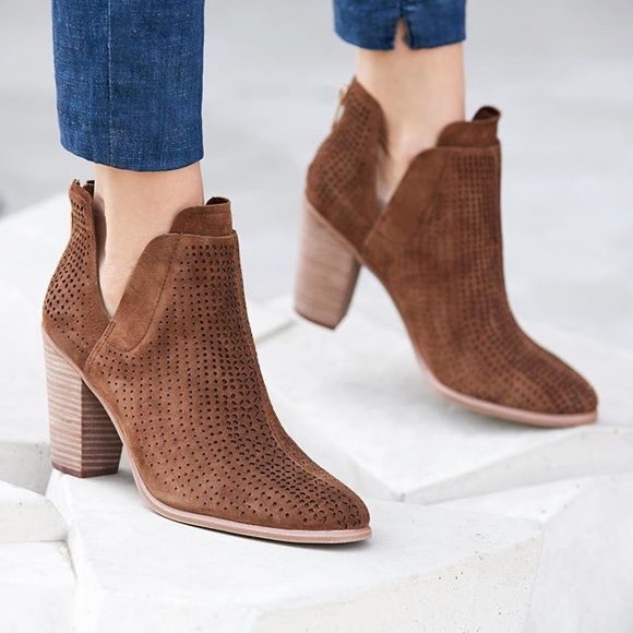 vince camuto farrier perforated booties